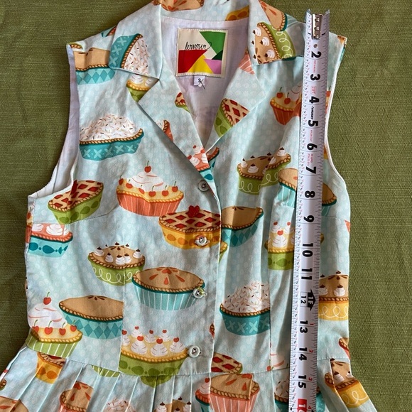 RARE Fervour Pie Dress ModCloth Size Small Lined - Picture 12 of 16